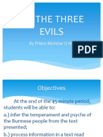 On The Three Evils