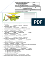 Evaluación Diagnóstica - Ciencias Naturales Grado 8° 2019