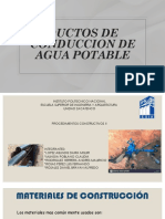 Ductos de Conduccion de Agua Potable