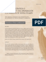 Una Aproximación A La Narrativa de Silvina Ocampo