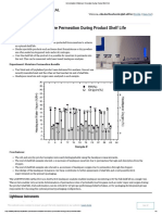 Determination of Moisture Permeation During Product Shelf Life