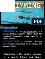 Swimming - Powerpoint 2019 2020