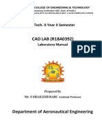 Cad Lab Manual 2019-20