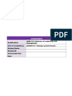 BSBMGT517 Assessment