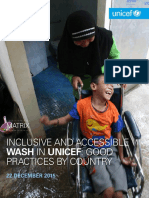 UNICEF Accessible Inclusive WASH Matrix 2 2