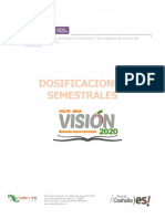 Dosificacion Probabilidad y Estadística 2019