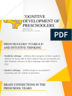 Cognitive Development of Pre-Schoolers BY Helen Grace Calar