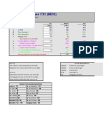 Beechcraft Debonair C33 (BE33) : Weight and Balance Worksheet