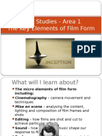 Area 1 - Film Form