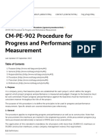 CM-PE-902 Procedure For Progress and Performance Measurement PDF