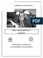 CE6413 Survey Practical II Lab Manual PDF