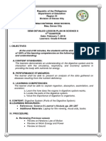 Semi Detailed Lesson Plan in Digestive System