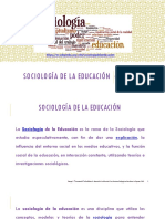 1 Sociología de La Educación