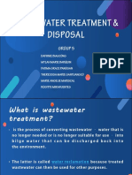 Wastewater Treatment & Disposal