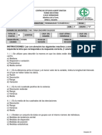 EXAMEN 5° SEM PARCIAL Extra