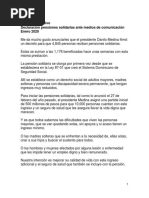 Declaración Del Ministro de La Presidencia, Gustavo Montalvo: Presidente Danilo Medina Otorga 4,845 Pensiones Solidarias