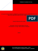 AVALIAÇÃO DE PASSIVO AMBIENTAL EM SOLO E ÁGUA em Área de Armazenamento de Combustíveis PDF