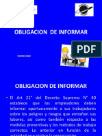 Obligacion de Informar