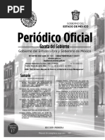 Gaceta Del Gobierno Edomex 28 de Enero