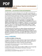 Infractions Bourse PDF