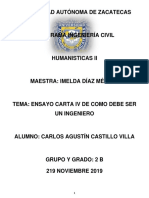 Ensayo Final de Cómo Debe Ser Un Ingeniero Mexicano