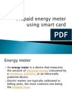 Prepaid Energy Meter Using Smart Card