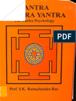 Tantra Mantra Yantra The Tantra Psychology - Prof S.K. Ramachandra Rao PDF