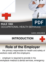 Rule 1960 - Occupational Health Services