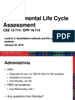 Lecture 3 - Quantitative Methods and LCCA - S18