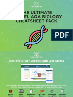 Aqa A-Level Biology Cheatsheet PDF