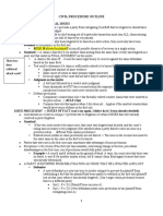 Civil Procedure Outline