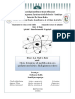 Etude Théorique Et Modélisation Des Quelques Molécules Berbouche Dalila