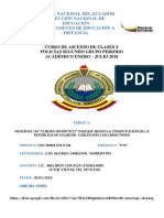 Carácter de La Policía Nacional Del Ecuador PDF