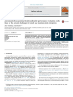 Assessment of Occupational Health and Safety Performance Evaluation Tools