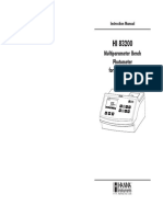 Manual Book of Multiparameter Photometer HI-83200