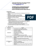 TDR Especialista I Formalización de Predios Urbanos MPLP