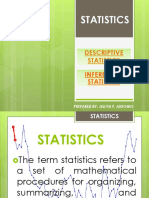 Descriptive and Inferential Statistics