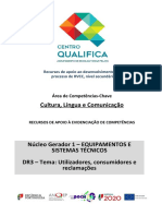 NG1 EST - DR3 - Recursos de Apoio - Utilizadores Consumidores e Reclamações PDF