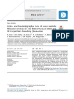 Litho - and Biostratigraphic Data of Lower-Middle Miocene Sections in The Transylvanian Basin and SE Carpathian Foredeep (Romania