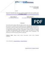 Dialnet HaciaLaConstruccionDeUnaAccionProfesionalComoPraxi 5154907 PDF