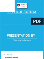 Types of System - Bis