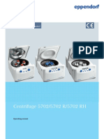 Eppendorf Centrifugation Operating-Manual Centrifuge-5702-Family