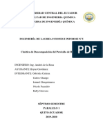 Practica Nº5 Cinética de Descomposición Del Peróxido de Hidrógeno