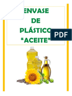 Envase de Plastico (Aceite)