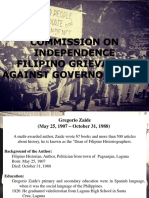 Group 7 Commission On Independence Against Governor Wood