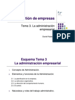 Administracion Empresarial