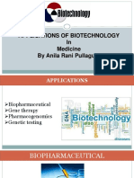 Application of Biotechnology in Medicine