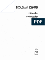 Bogusław Schaeffer Introduction To Composition PDF