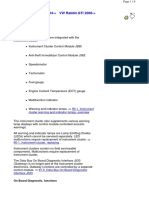 Mk5 VW Golf Instrument Cluster Workshop Manual PDF