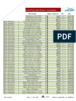 Tabela Referência VOLARE E AGRALE PDF